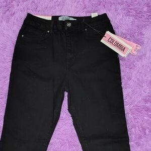 Refuge Jet Black Skinny Jeans